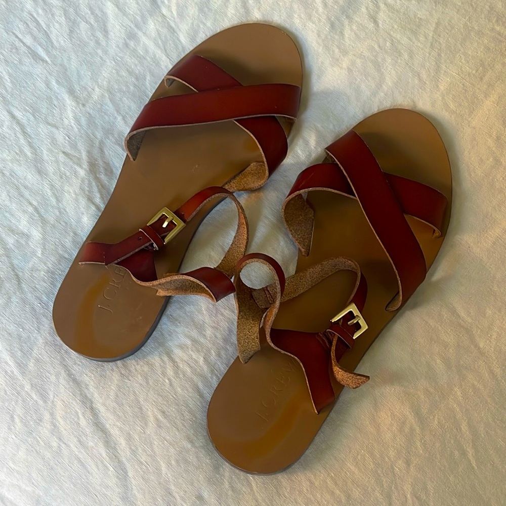 Leather Sandals - Size 7